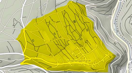 Immobilienpreisekarte Bad Liebenzell Unterlengenhardt